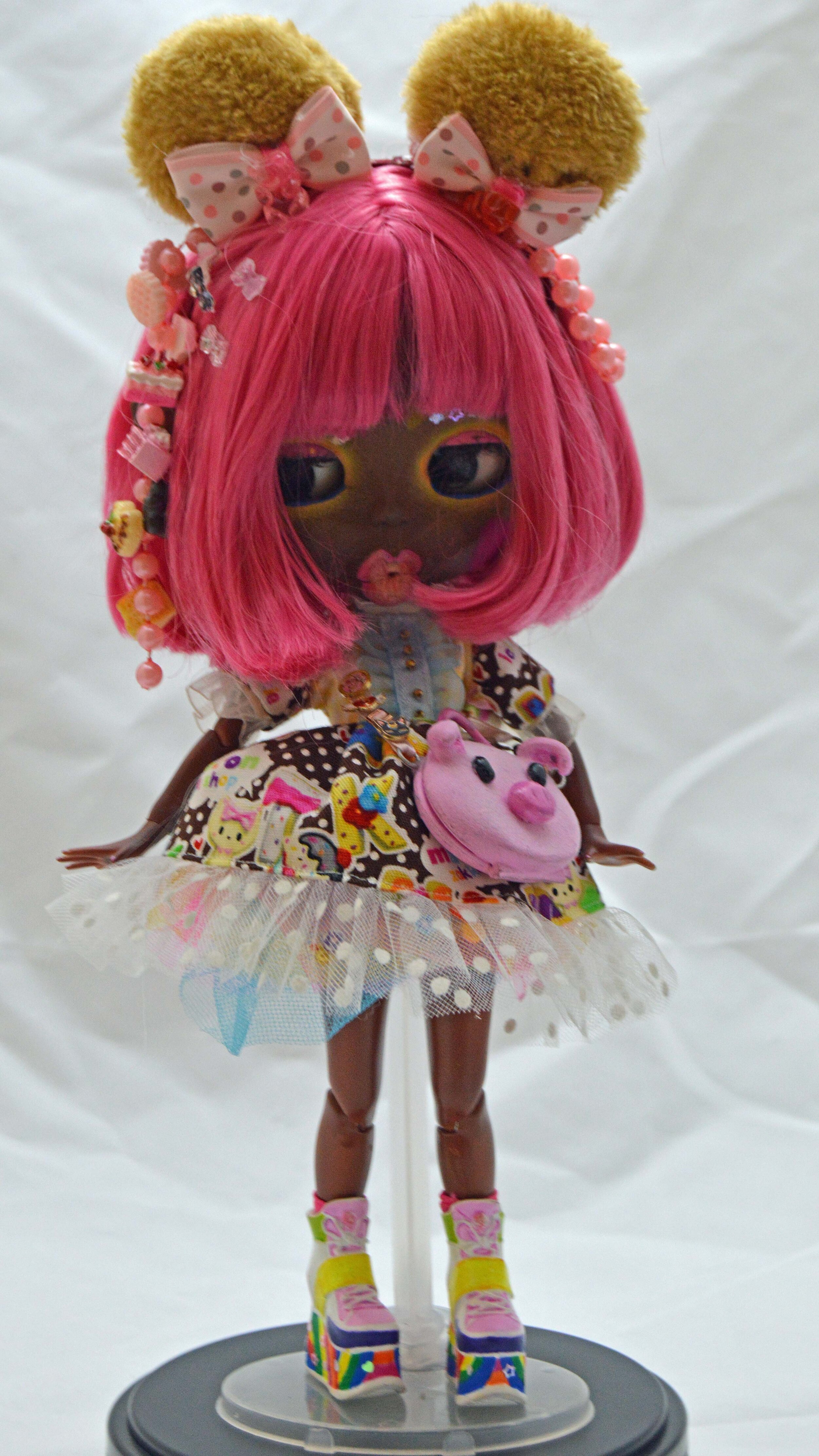 (#20) 75 Apples Art- Neo Blythe Fashion こんにちは (KONNICHIWA) Doll BJD- BLYTHE Doll Custom TBL Harajuku