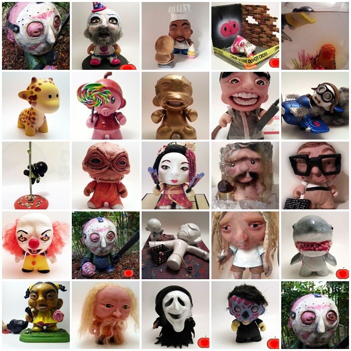 Art OOAK Munny Dolls