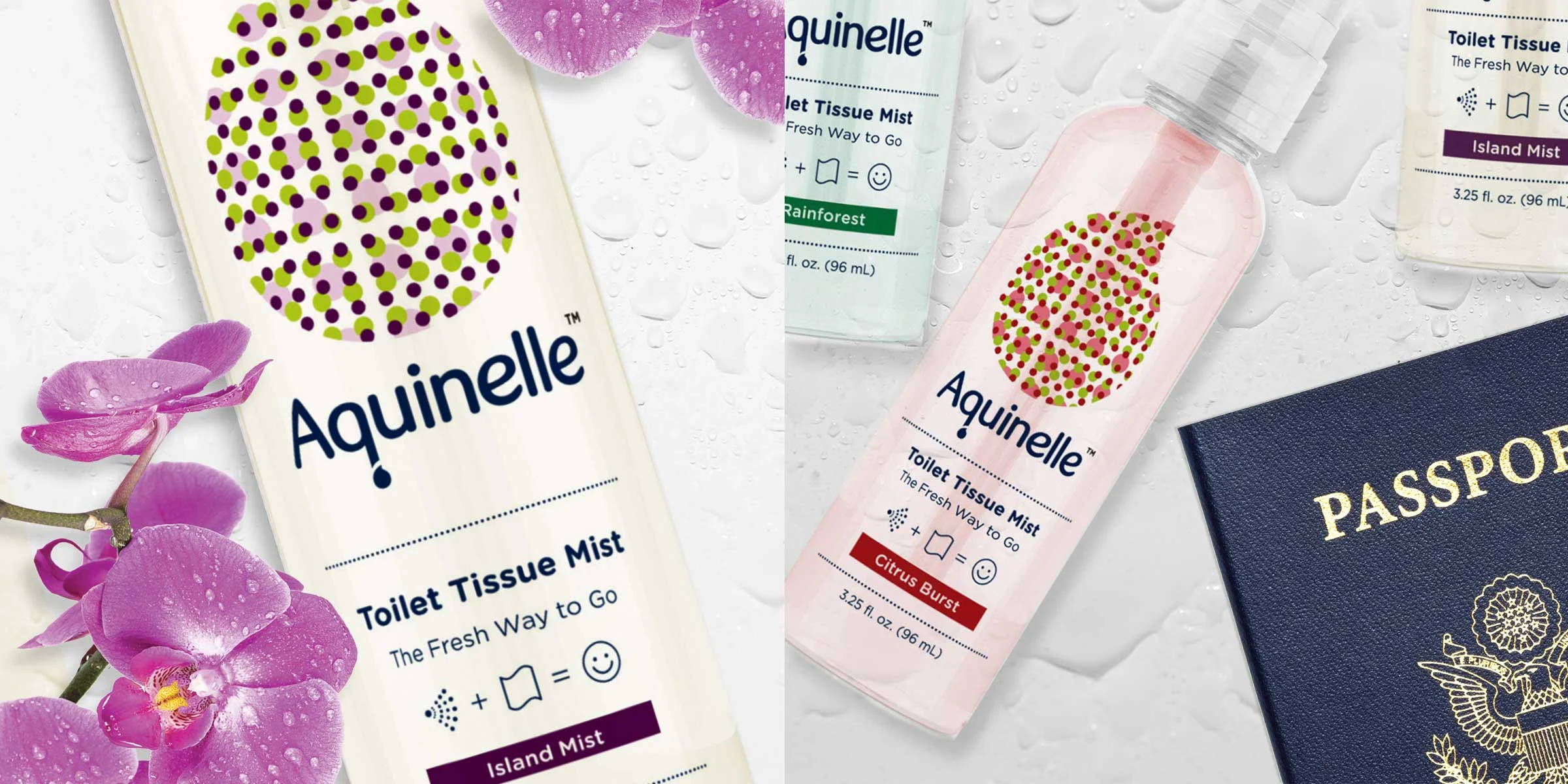 AQUINELLE TOILET TISSUE MIST — Grass Creative Growing Brands
