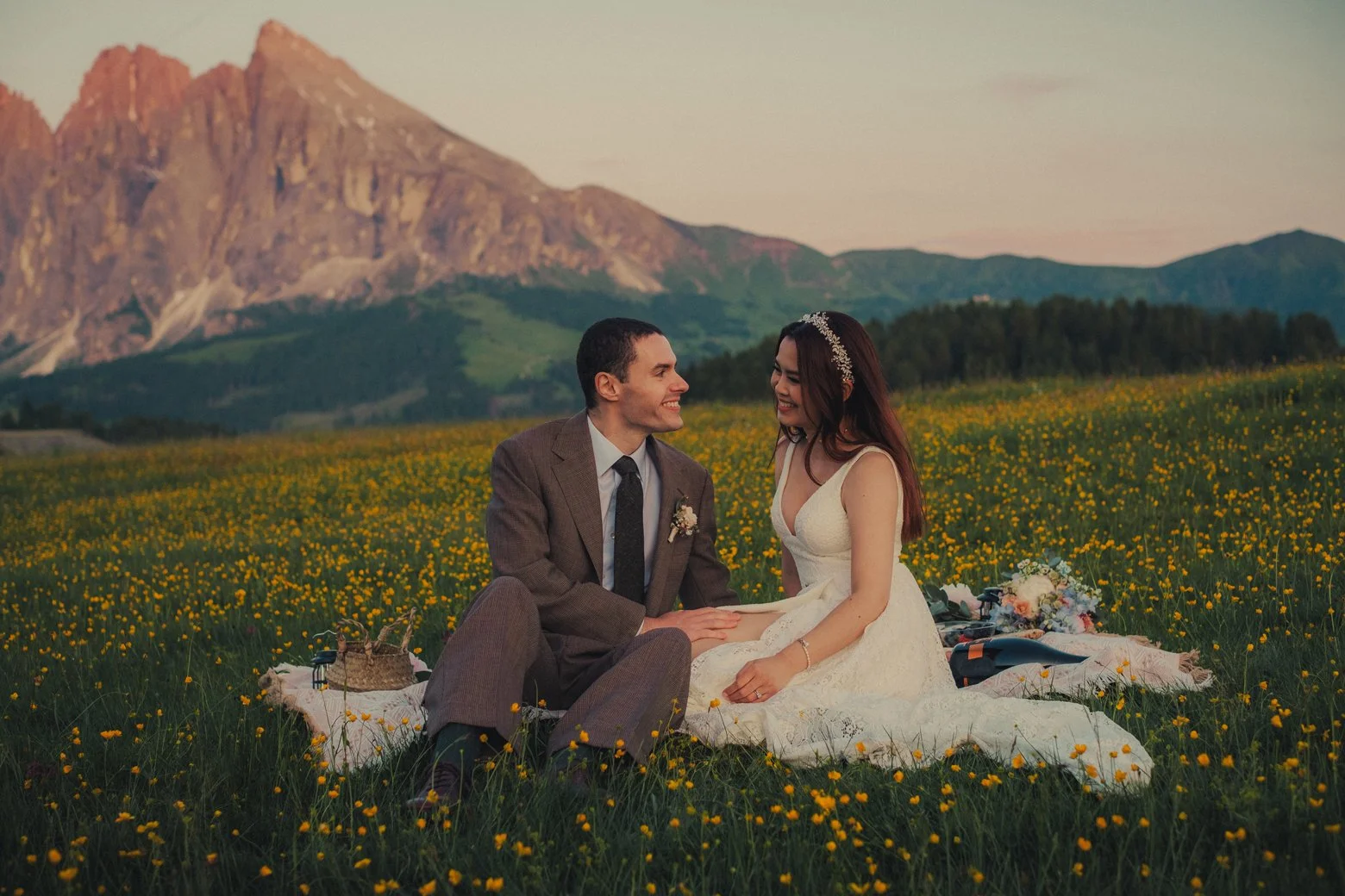 Elopement in the Dolomites at Alpe di Siusi