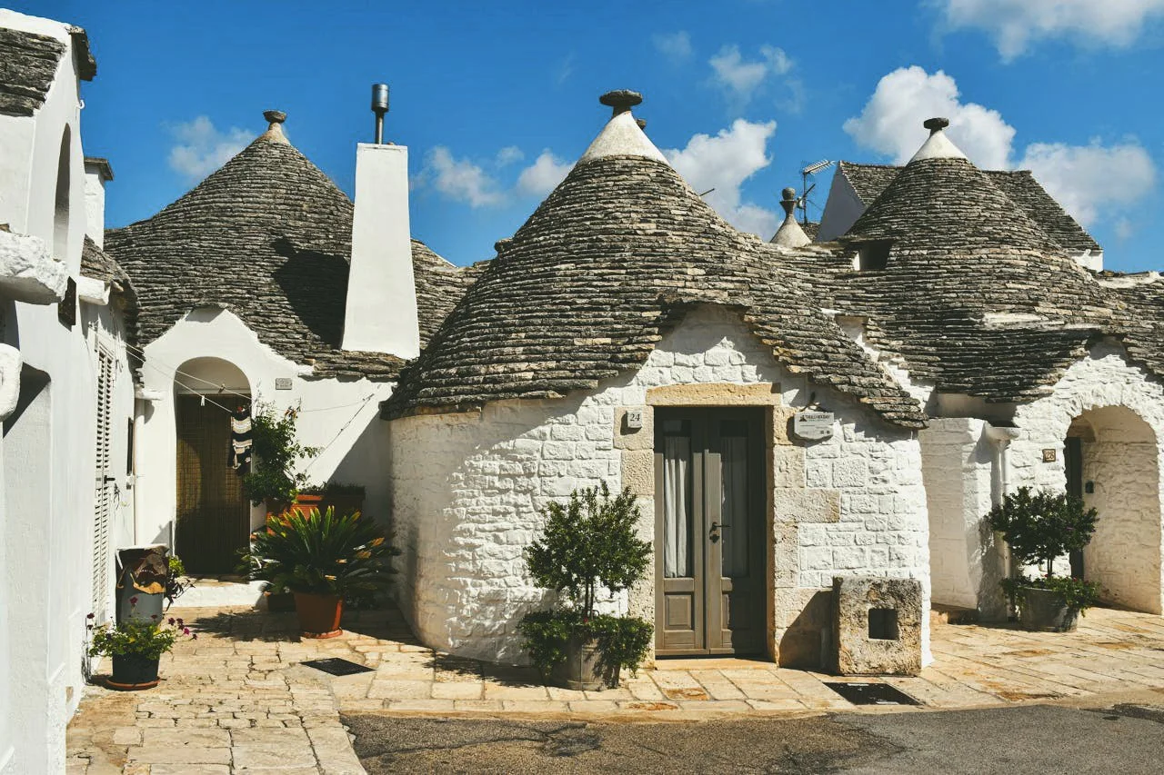 Unique stone houses in Puglia