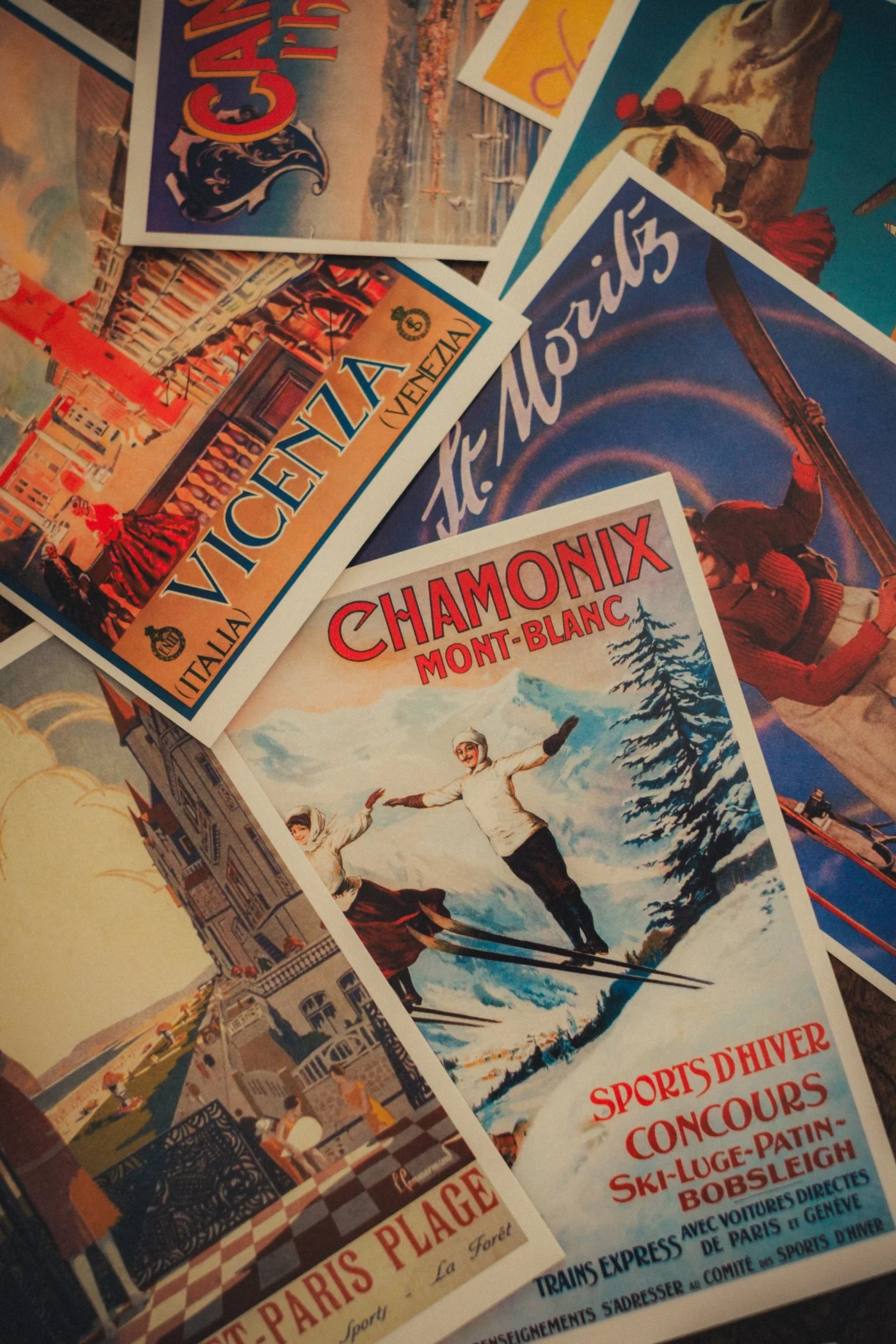 vintage postcard for wedding