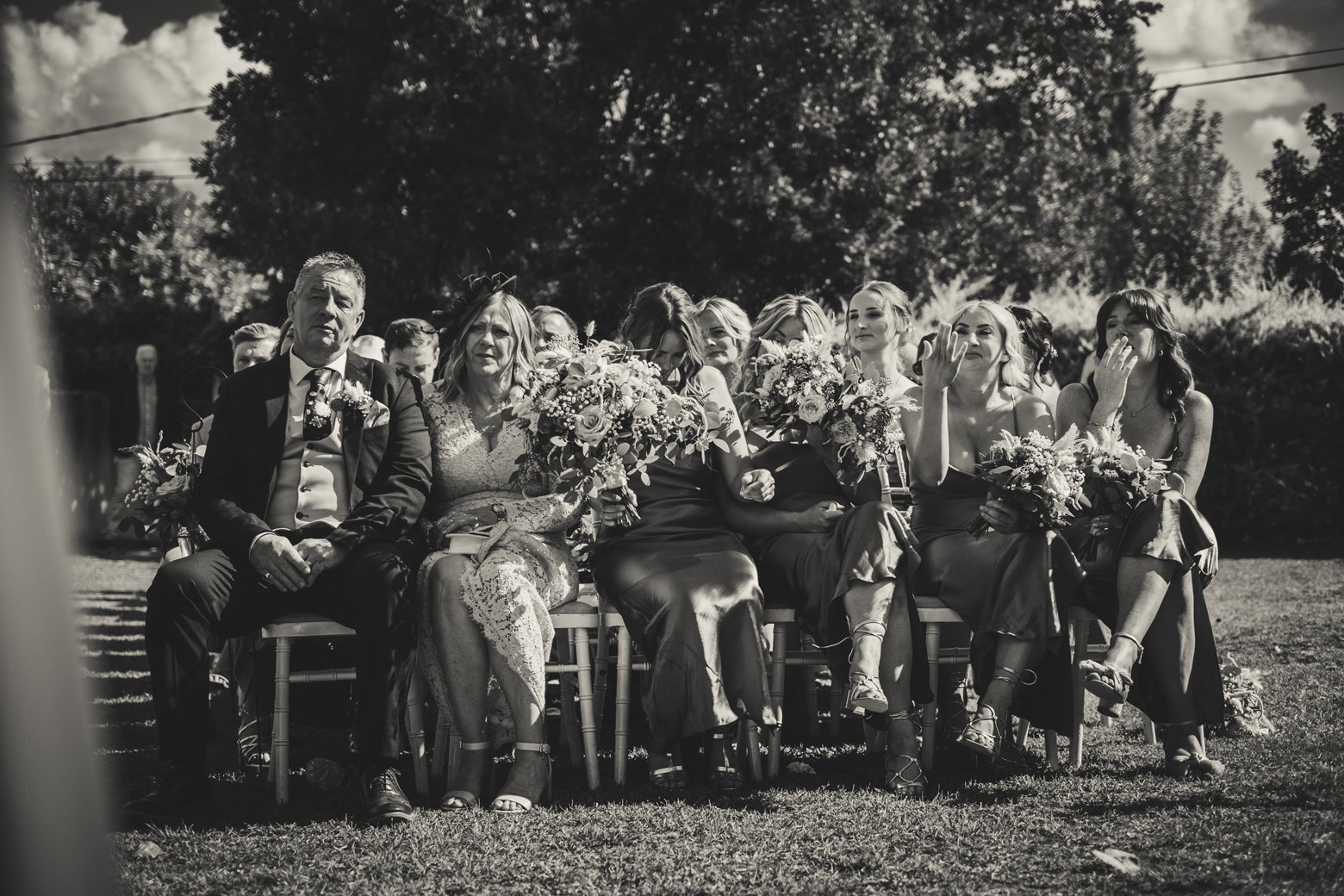 wedding guest crying emotional speech ceremony