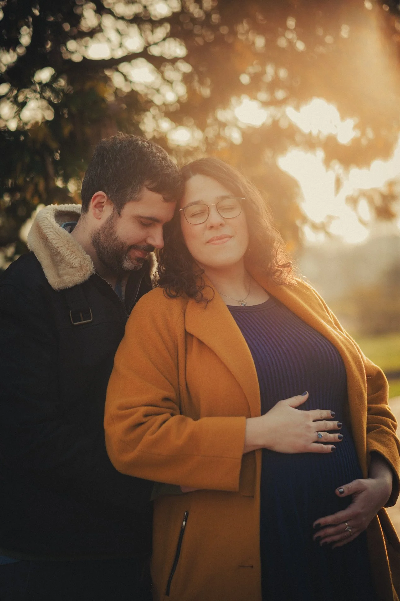 photographe famille en hiver à Lyon