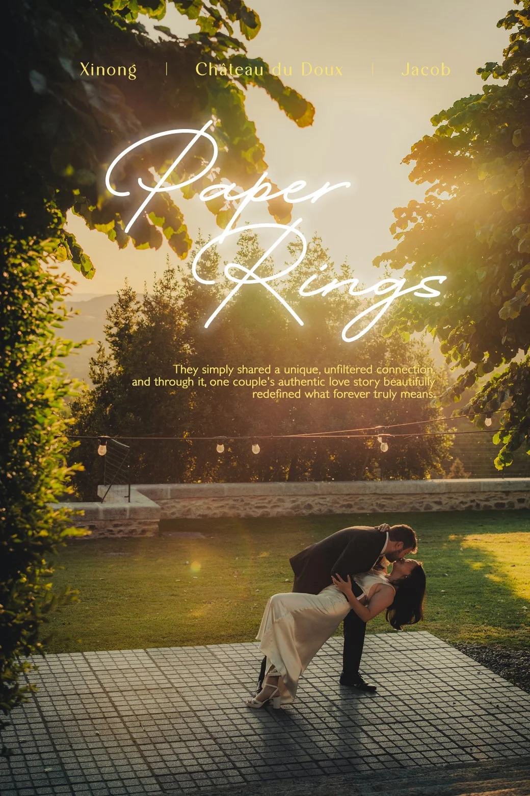 Intimate wedding in France venue