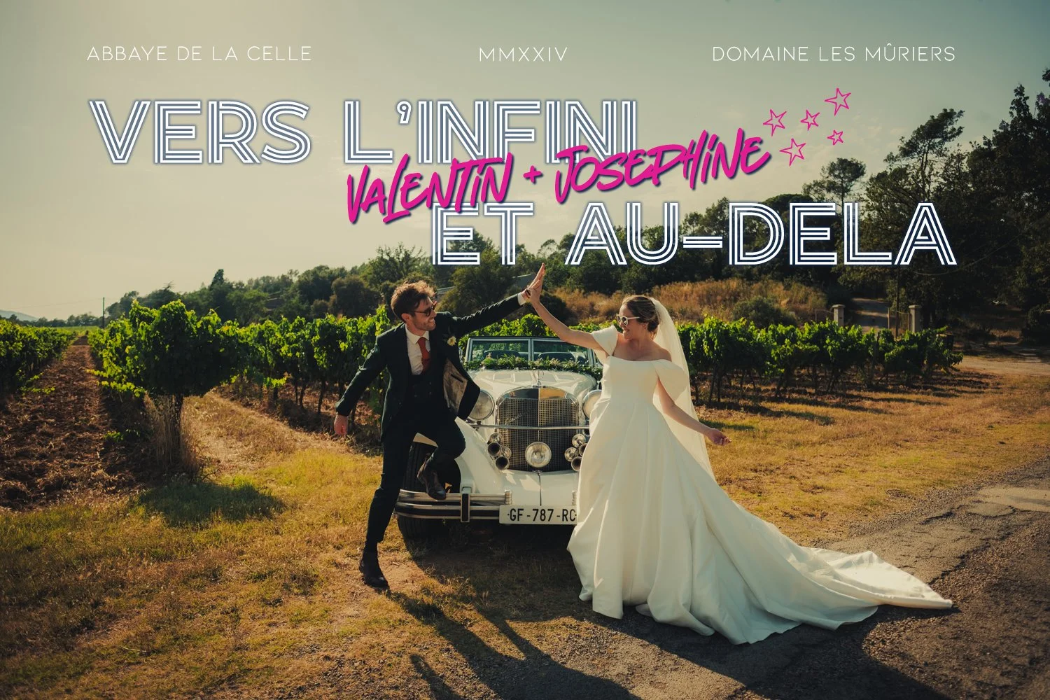A fun summer wedding at Domaine les Muriers Provence France