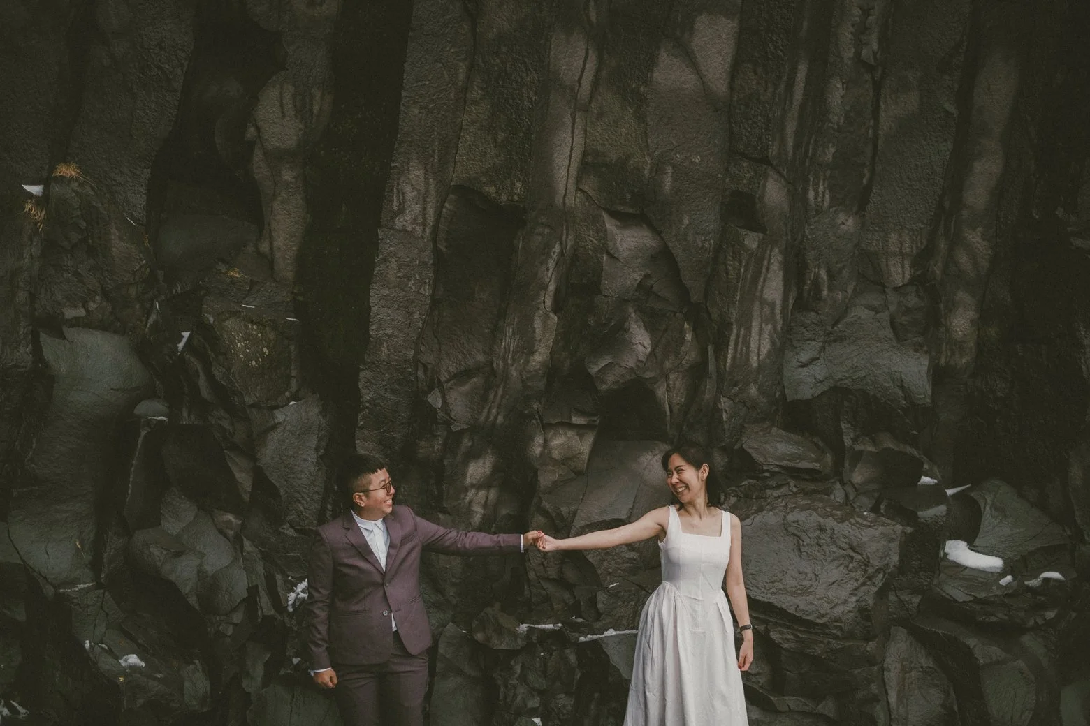 iceland elopement with lgbtq+ couple