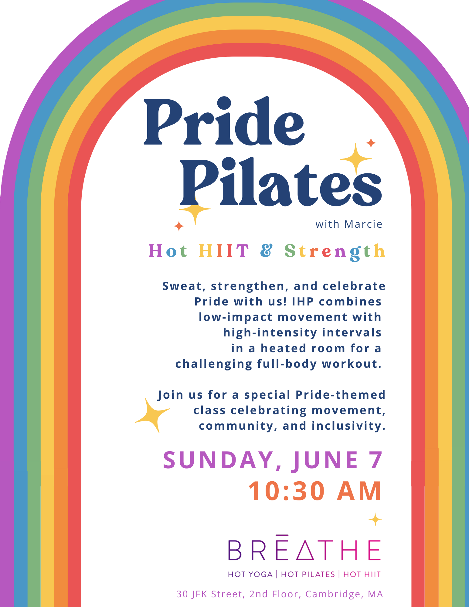 PRIDE PILATES WITH MARCIE!