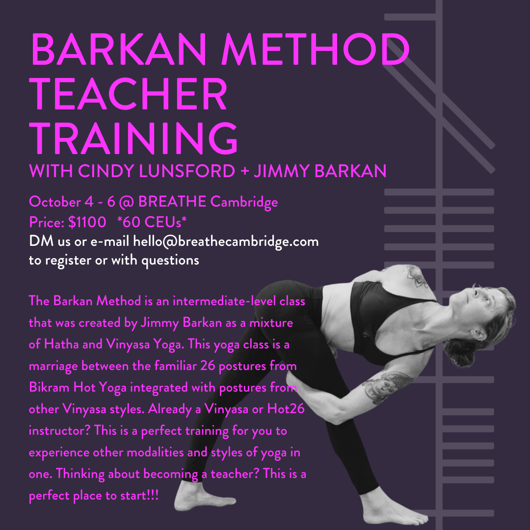 Hyperverse Barakans BARKAN METHOD TEACHER TRAINING! — BREATHE Cambridge