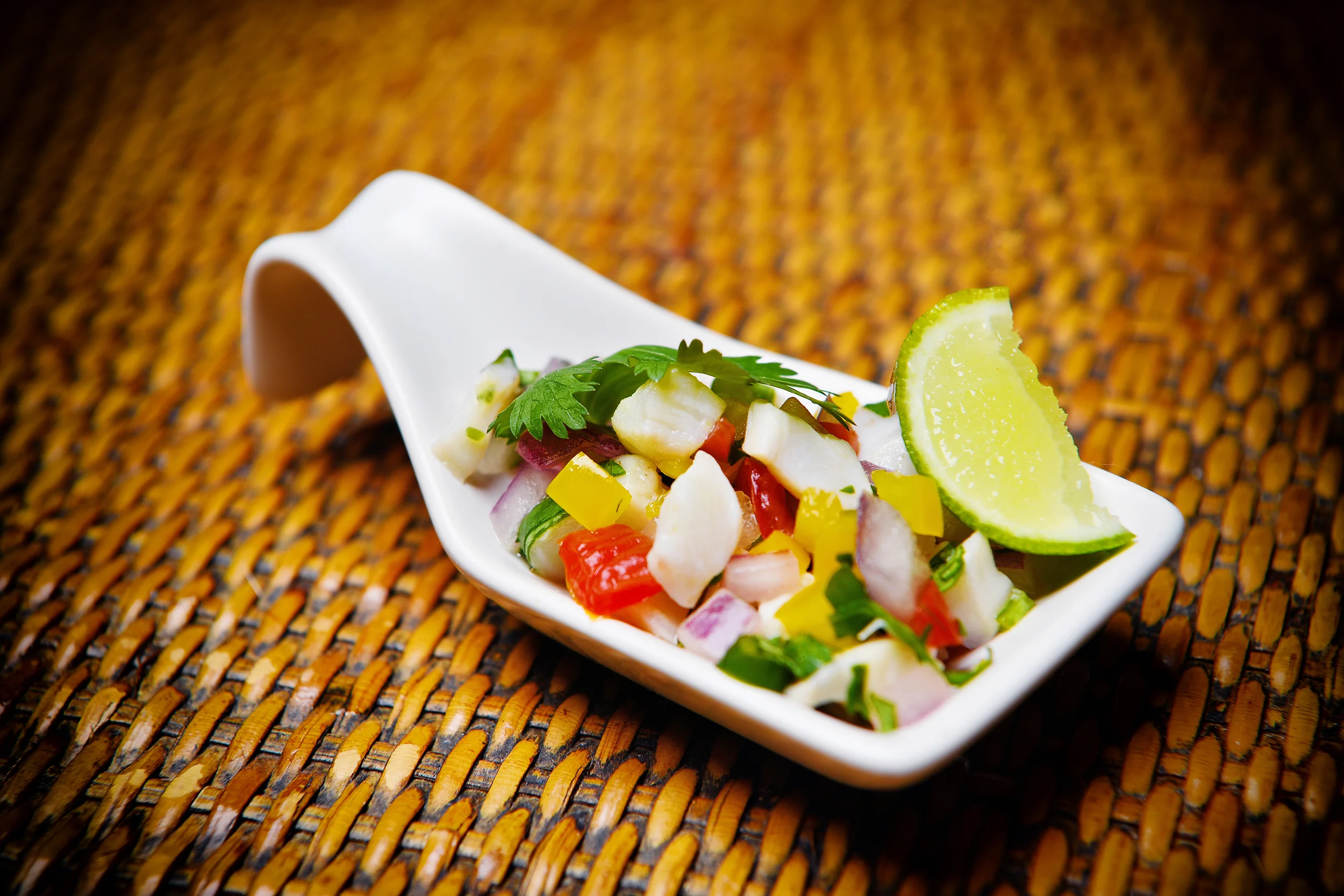 Conch Ceviche at Villa Norbu SEO .jpg - Villa Norbu Menu - Villa Norbu Dining