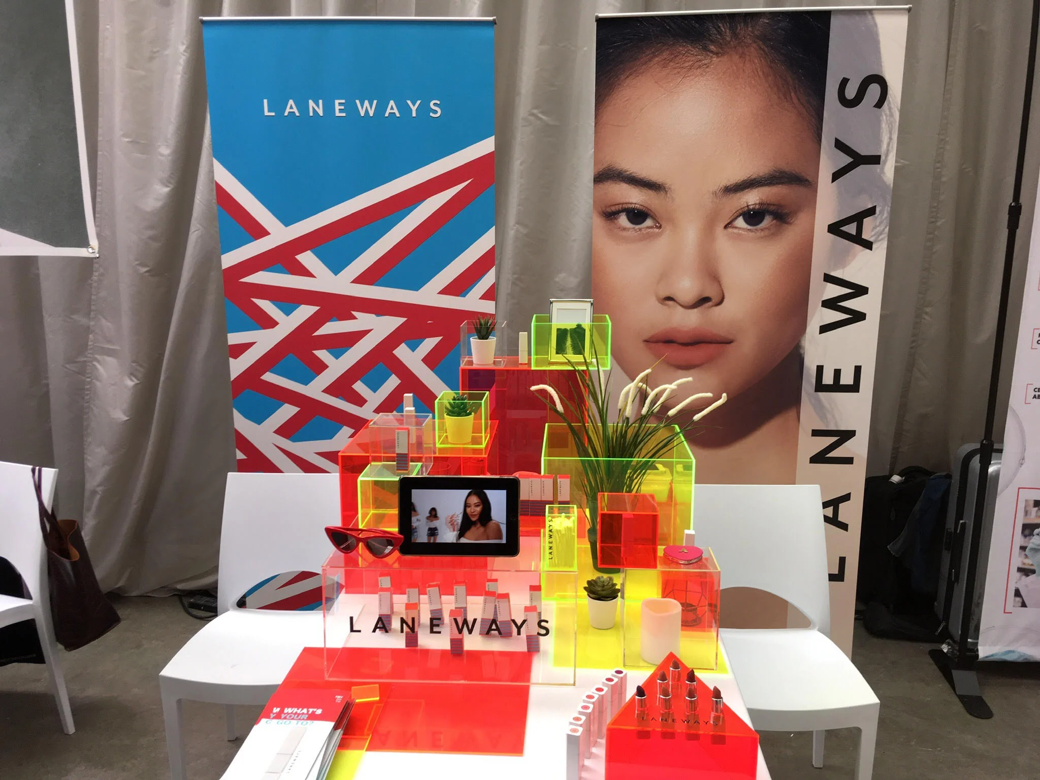 Laneways ’ colourful stall set them apart from the crowd. It was their first time in the UK, so they definitely made a splash.