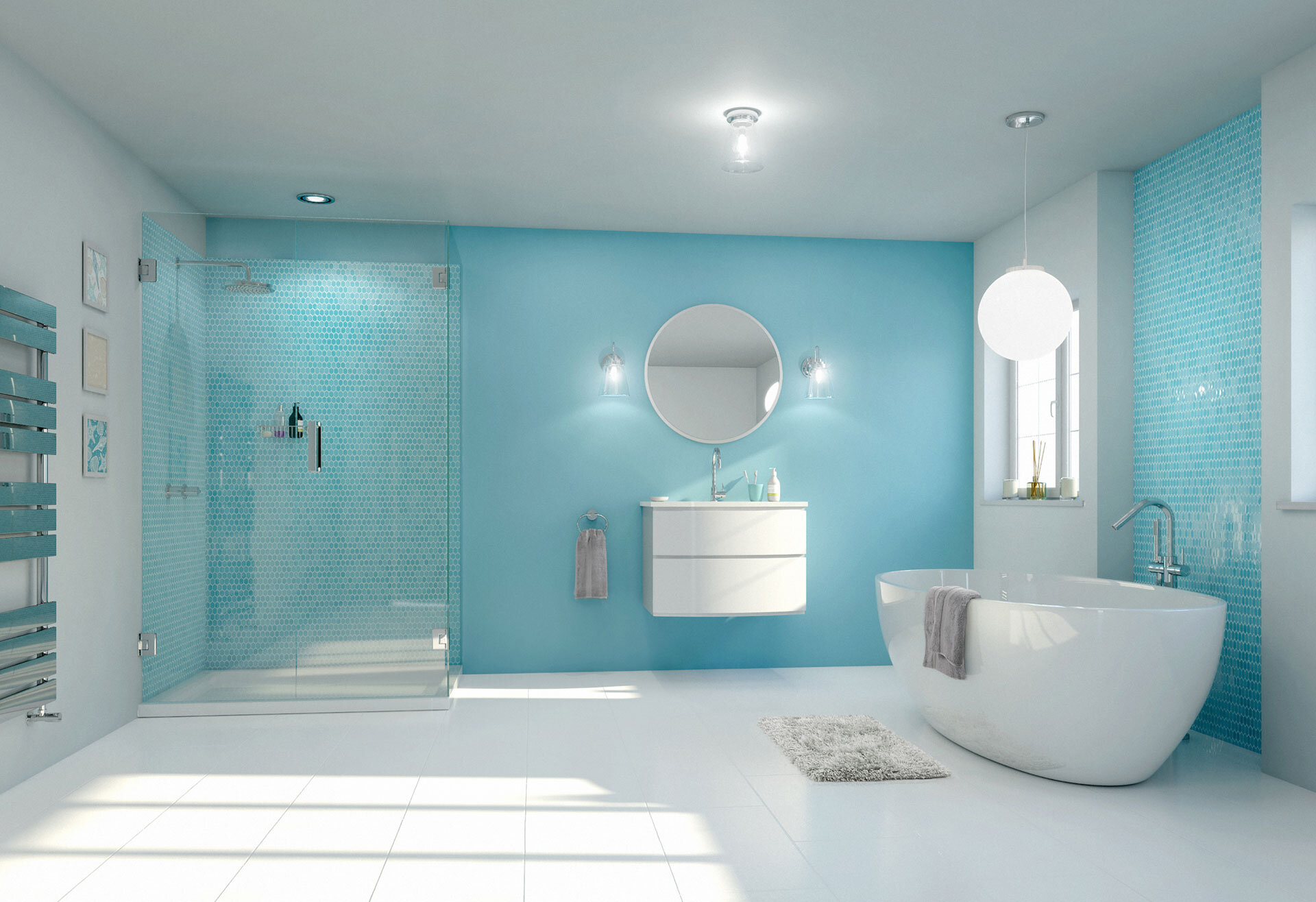 WK360-CGI-Bathroom-egg-shaped-bath-with-aqua-feature-wall-and-shower-enclosure.jpg