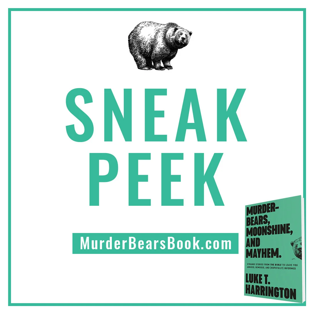 BONUS — A Free Chapter from 'Murder-Bears, Moonshine, and Mayhem: Strange Stories from the Bible to Leave You Amused, Bemused, and (Hopefully) Informed'