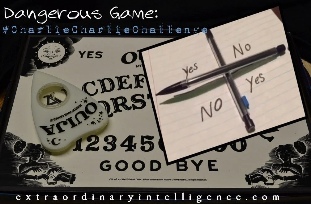 Extraordinary Intelligence Post on Charlie Charlie Challenge