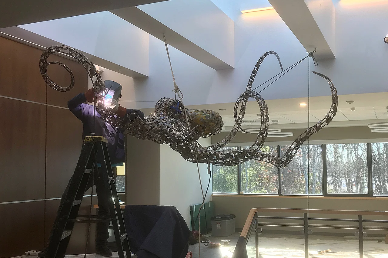 Octopus Sculpture by Chris Williams