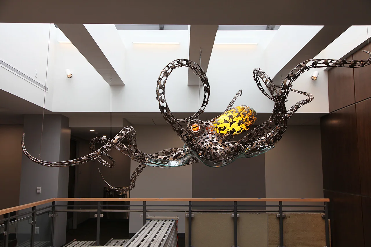 Octopus Sculpture by Chris Williams