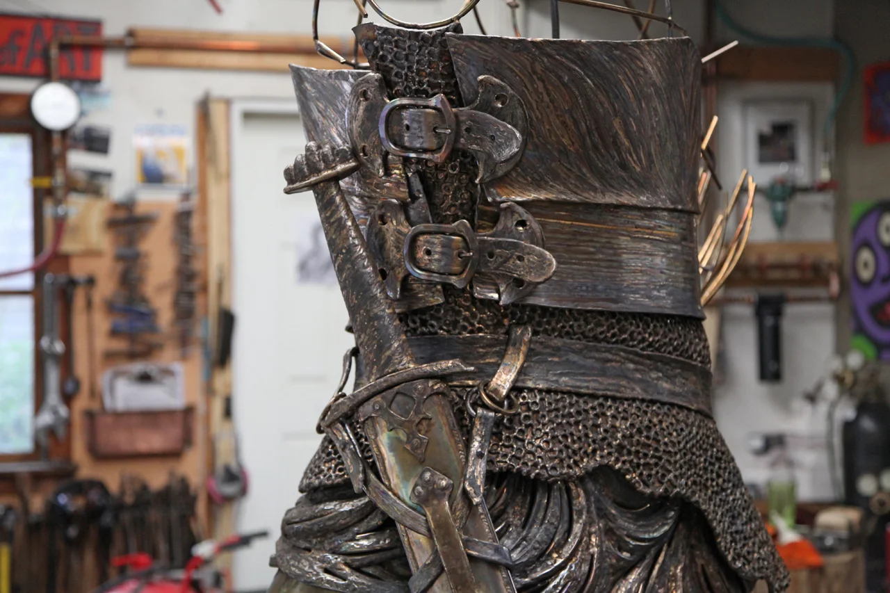 Viking Sculpture by Chris Williams