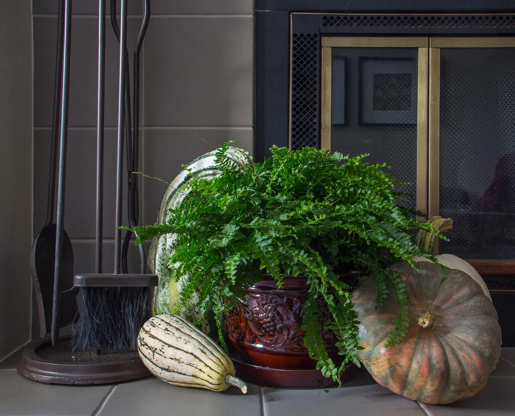 Tiles Painted in Iron Gate by Benjamin Moore