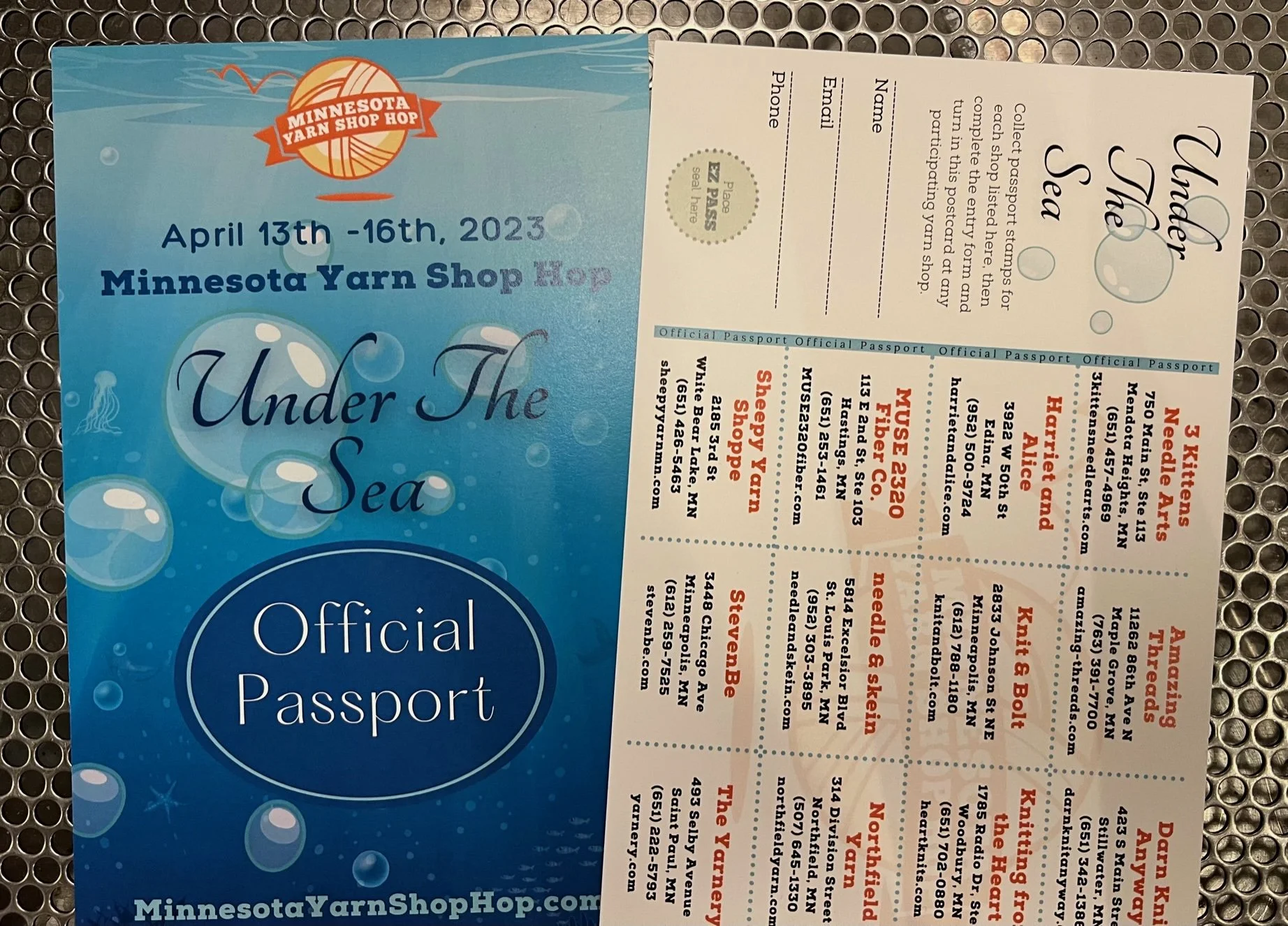 Passports — Minnesota Yarn Shop Hop