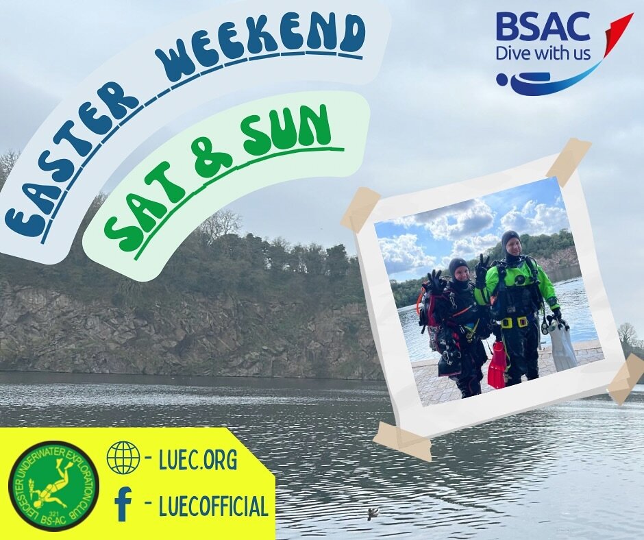 We are diving this weekend on both Saturday &amp; Sunday down at Stoney Cove!

We have instructor Sarah available for training on both days, so please do let her know if you would like any training on the day. 

#Leicesterunderwaterexplorationclub #l