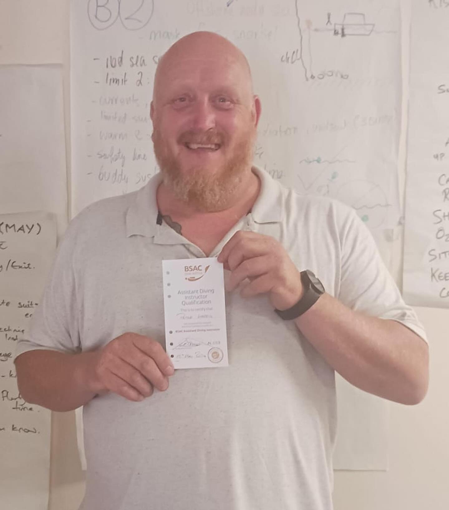 All the congratulations to our Pete on passing his IFC- Instructor Foundation Course.

Pete is an absolute asset to our club- nurturing our newer divers with buoyancy practice and skills, as well as being the diver who is always in the water encourag