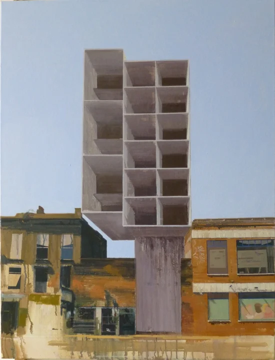 Making it Different Collaboration 2 105 x 60cm oil on canvas Private Collection