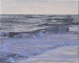 North Sea study 20 25 x 20cm oil on canvas
