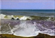 North Sea study 5 18 x 12cm