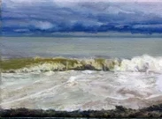 North Sea study 6 18 x 12cm