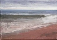 North Sea study 12 18 x 12cm