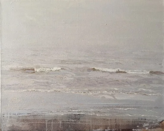 North Sea study 23 50 x 40 cm oil on canvas
