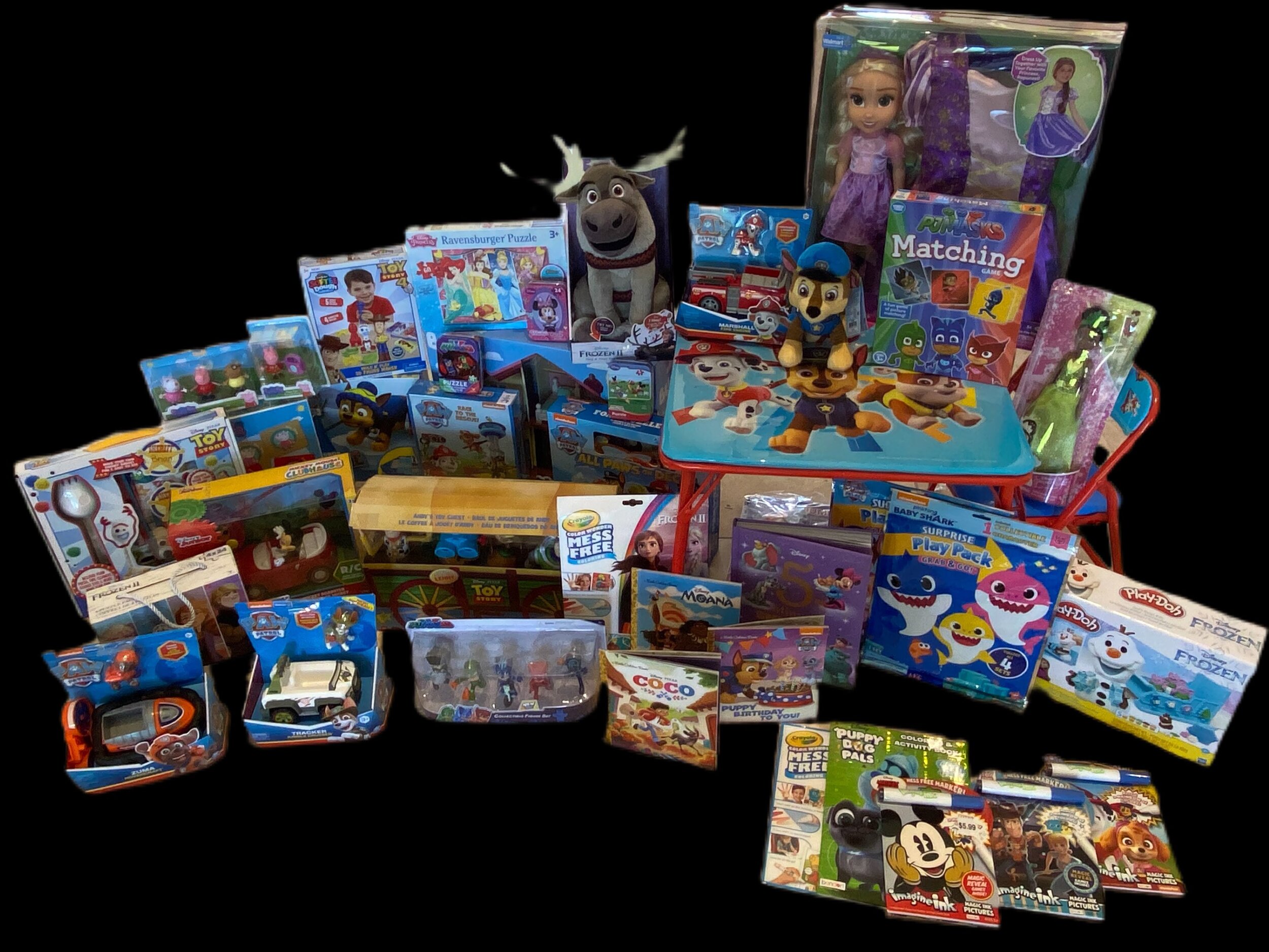 Disney/PBS/Nickelodeon Basket- Total Cost: $400