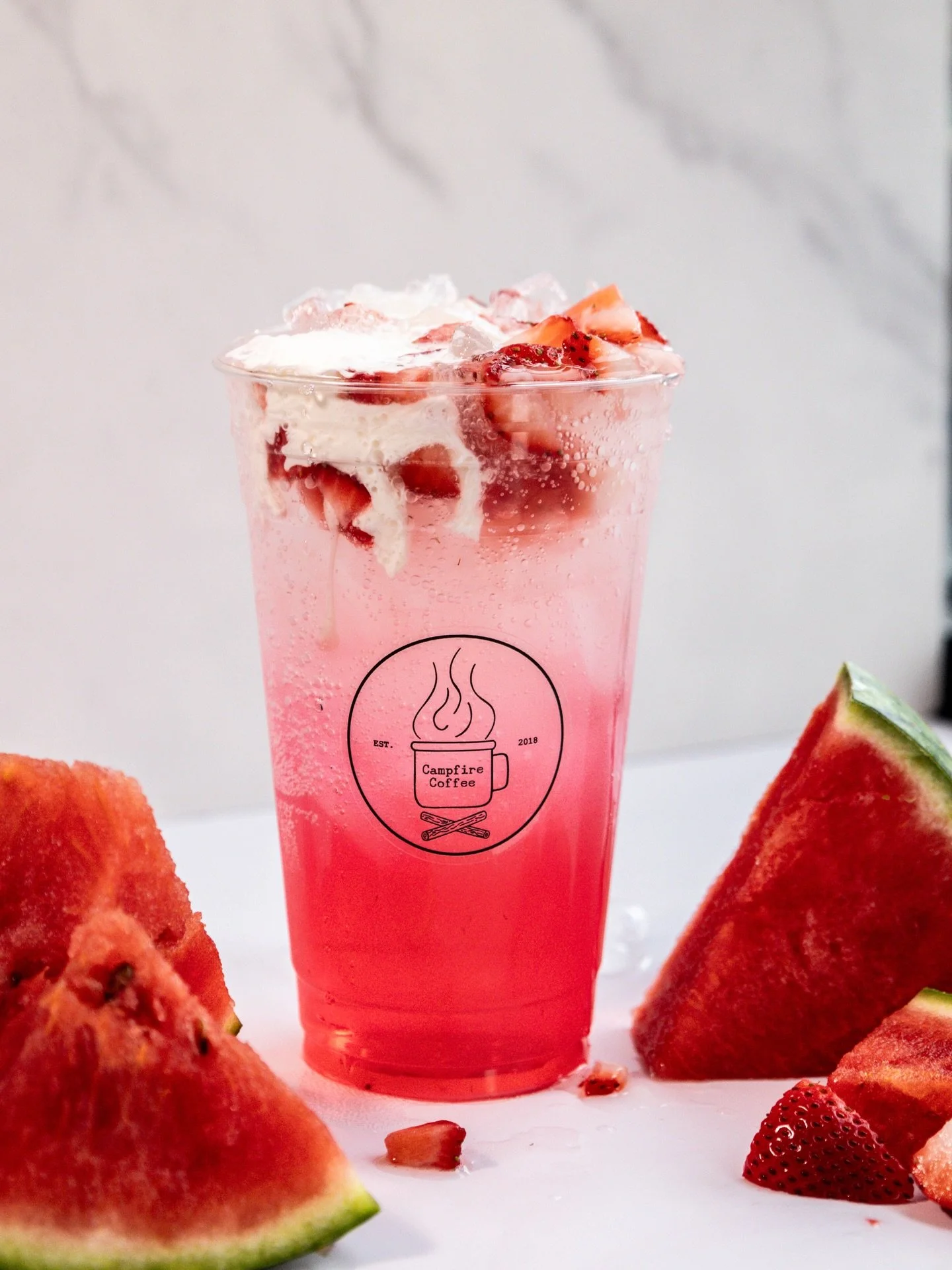 The perfect energy refresher for anyone that loves watermelon 🍉 ☀️🌸

WATERMELON SUGAR ENERGY🍉🍓
Next level energy base, watermelon, strawberry, + sparkling water