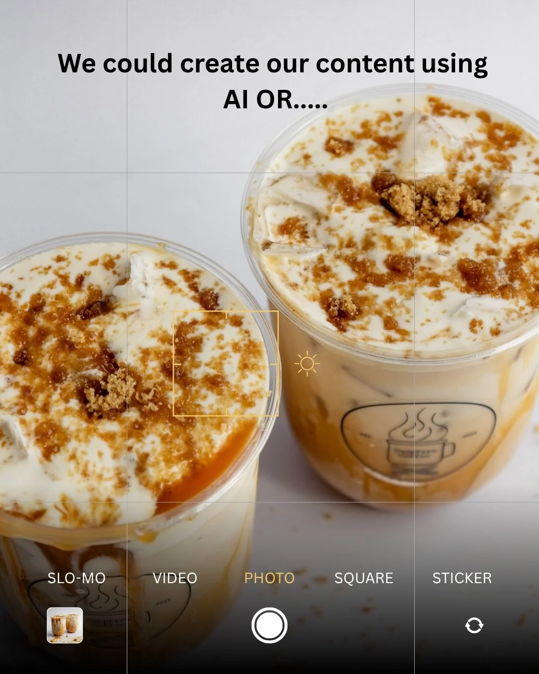 in a world full of AI posters and creations &mdash; we strive to stand out because this small business runs on creativity!⭐️

We love getting to bring our drinks + monthly menus to life by creating an image of the drinks you guys will order as our me
