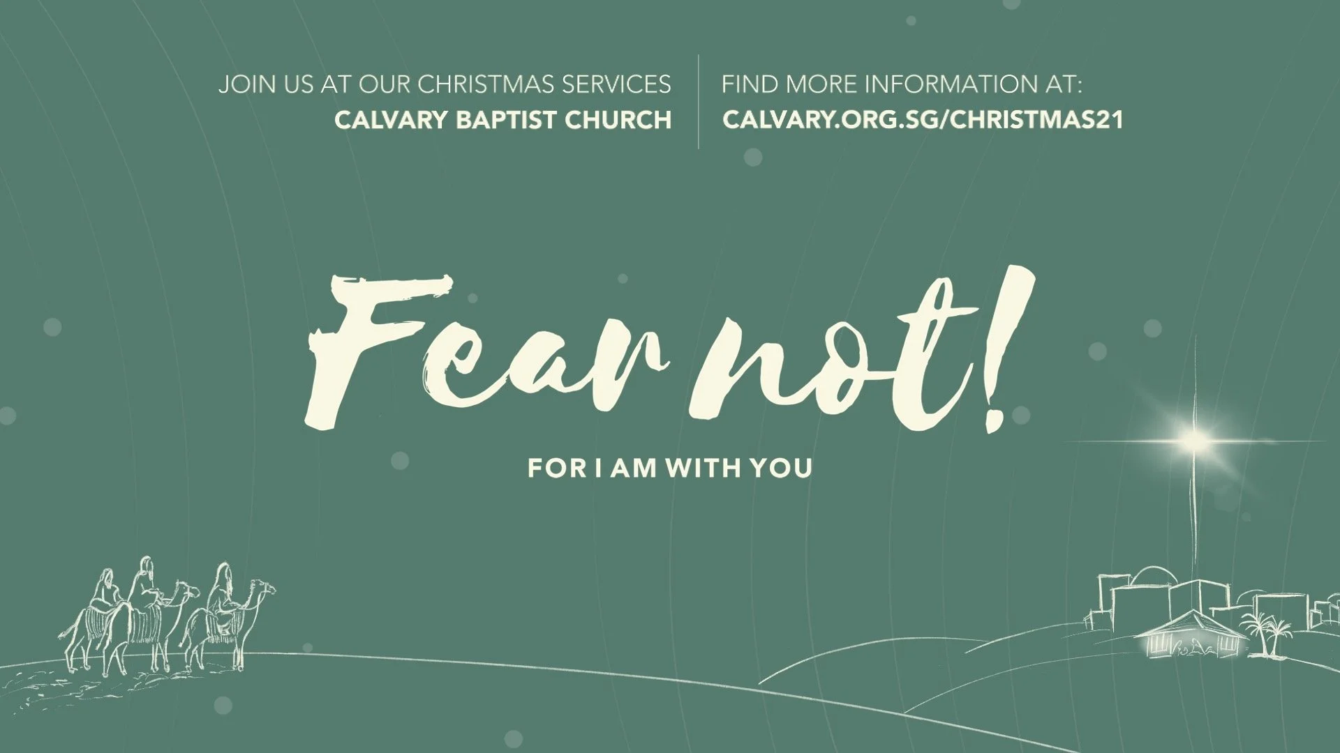 Christmas Services 2021: Fear Not! Shepherds