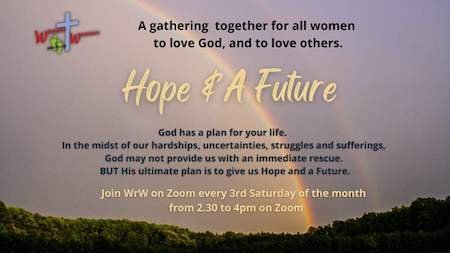 WRW Monthly Gathering: 2022 - Hope &amp; A Future (ZOOM) 