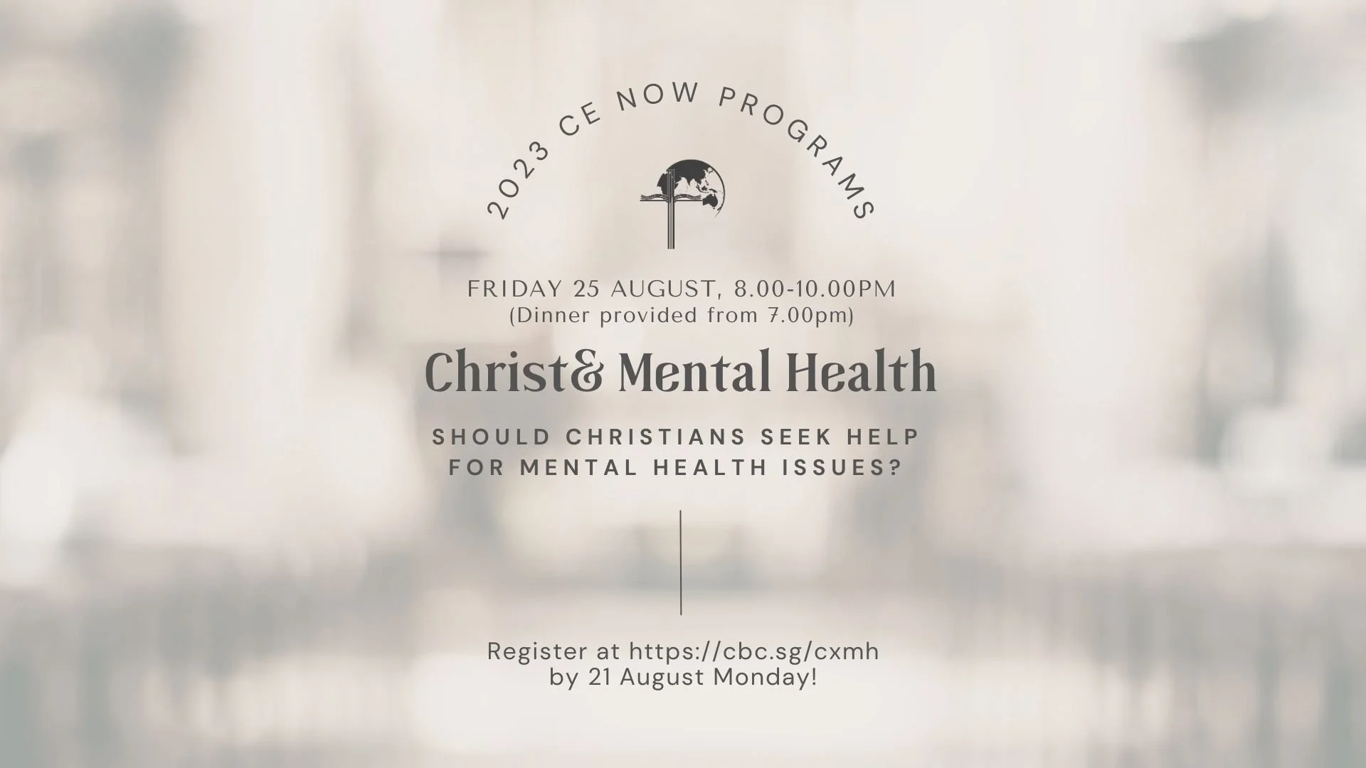 Christ&amp; Mental Health Dialogue