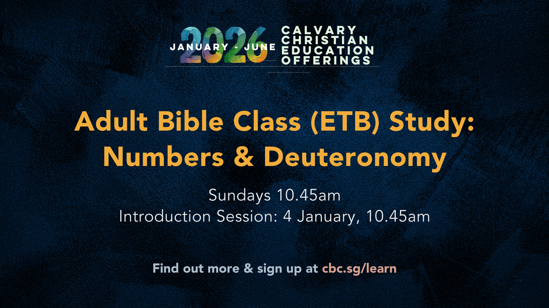 ETB Overview: Numbers &amp; Deuteronomy