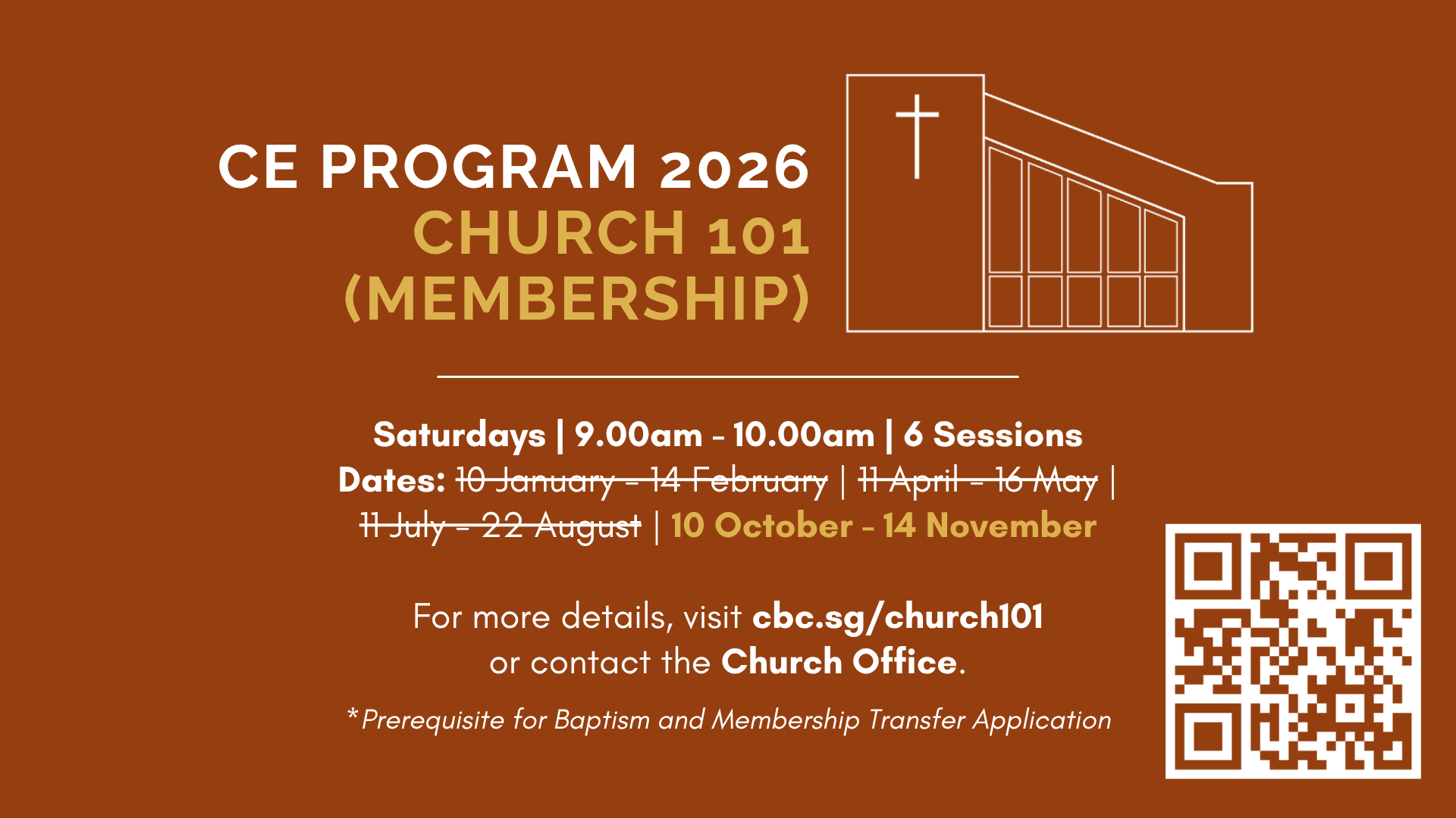 Church101 (Membership) Course