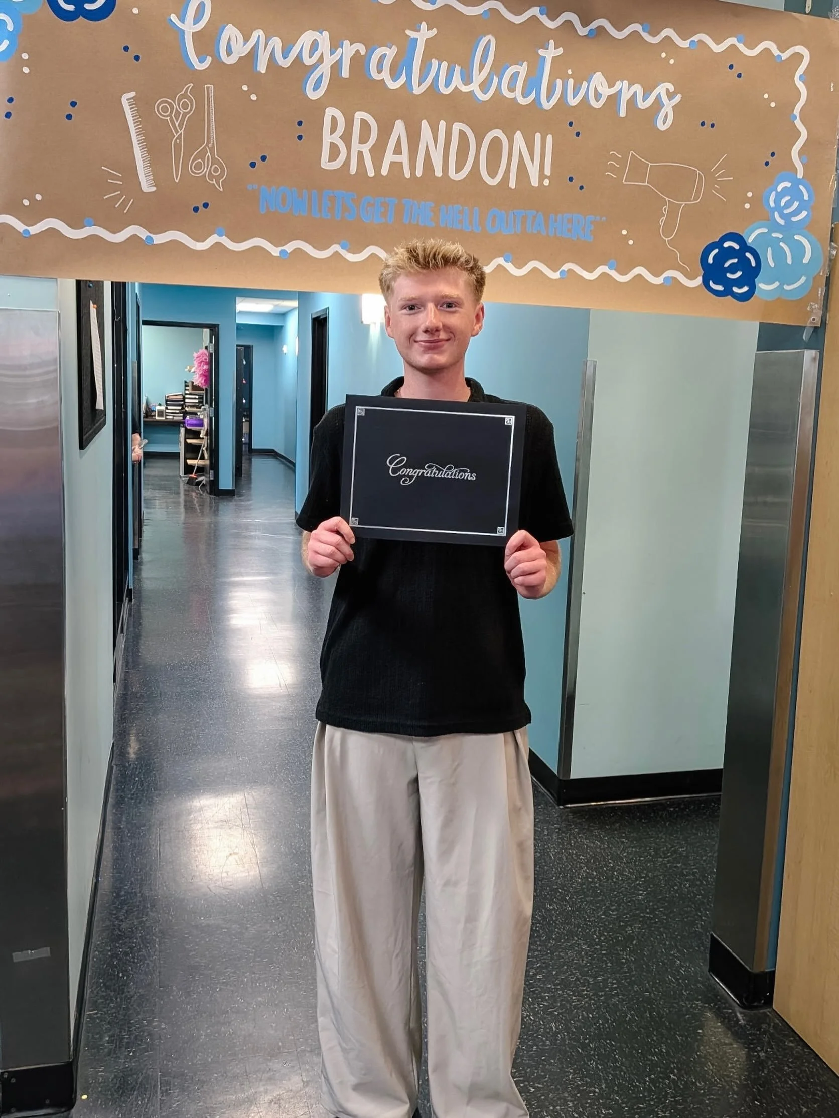🩵✨ Congratulations Brandon! ✨🩵 Your fun-loving personality has brought so much energy to Summit, and your contributions to Student Council have made a lasting impact. You&rsquo;ve been a great friend to those around you and have shown so much deter