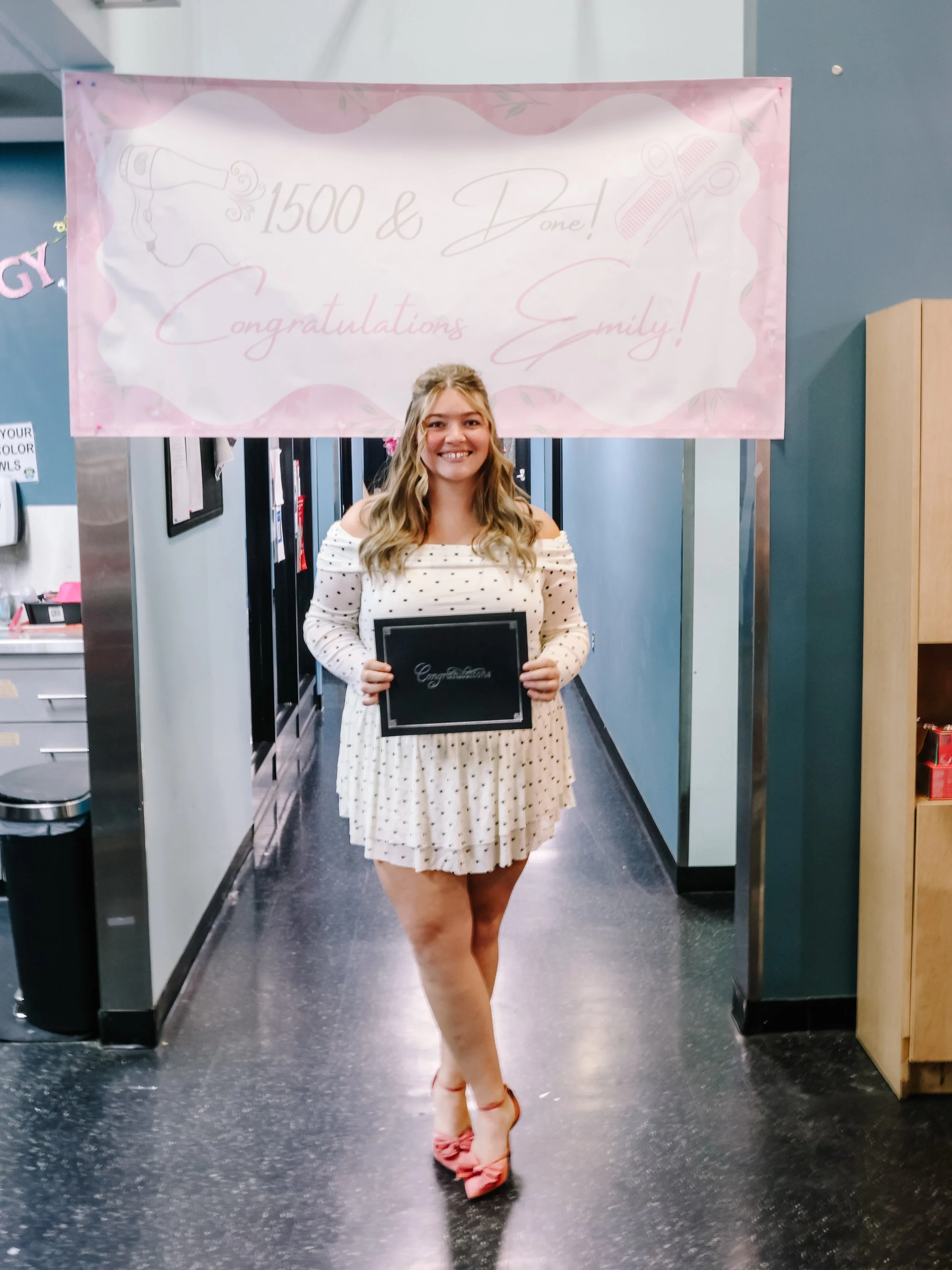 🎀✨ Congratulations Emily! ✨🎀 We are so happy to see you reach this milestone and can&rsquo;t wait to see what&rsquo;s next for you. We hope you&rsquo;re proud of everything you&rsquo;ve accomplished and all the growth that&rsquo;s brought you to th