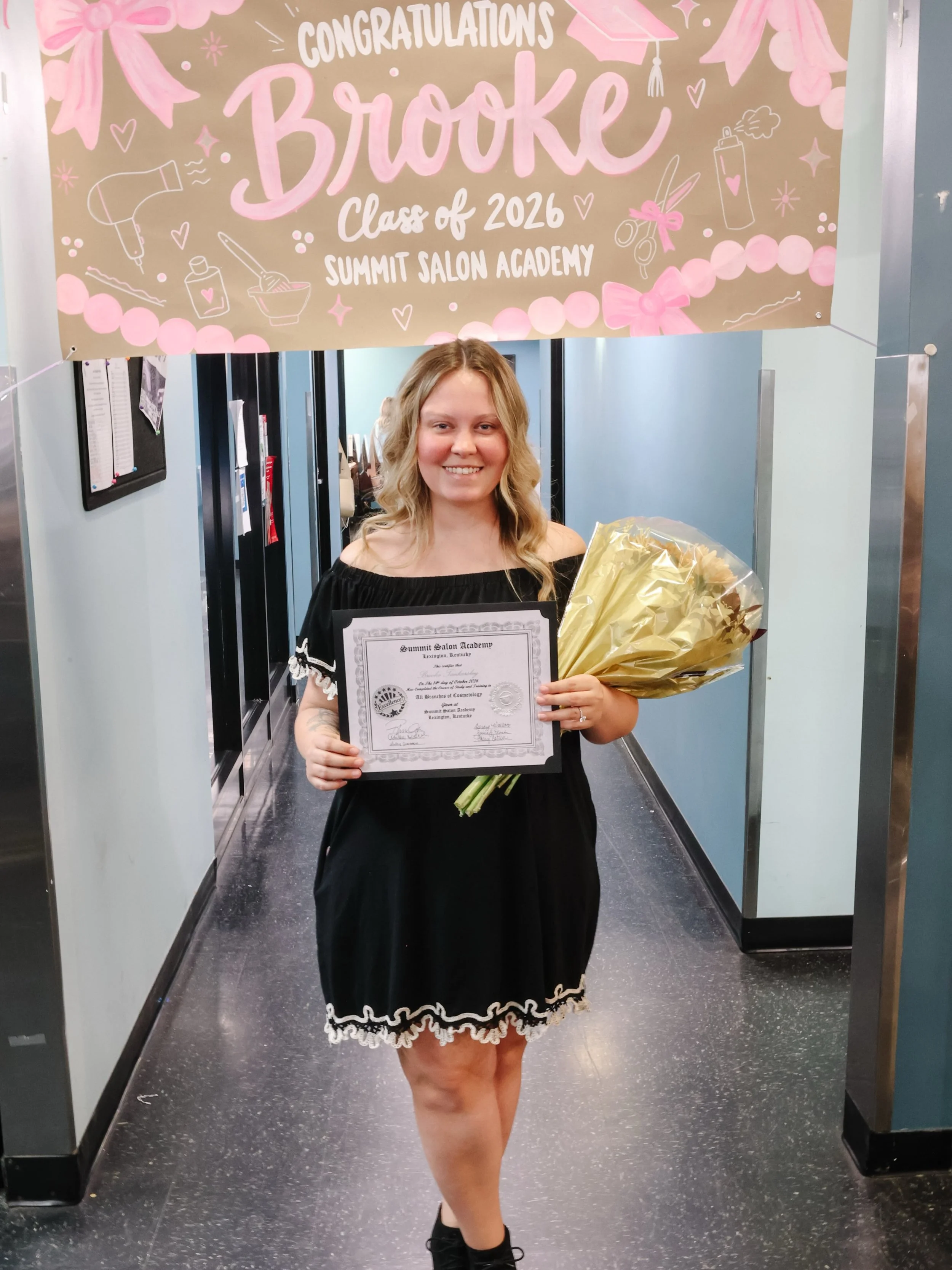 ✨🎀 Congratulations Brooke! 🎀✨ You&rsquo;ve accomplished so much throughout your journey, navigating the program while pregnant, welcoming your sweet baby into the world, and then returning to finish what you started. Your determination and dedicati