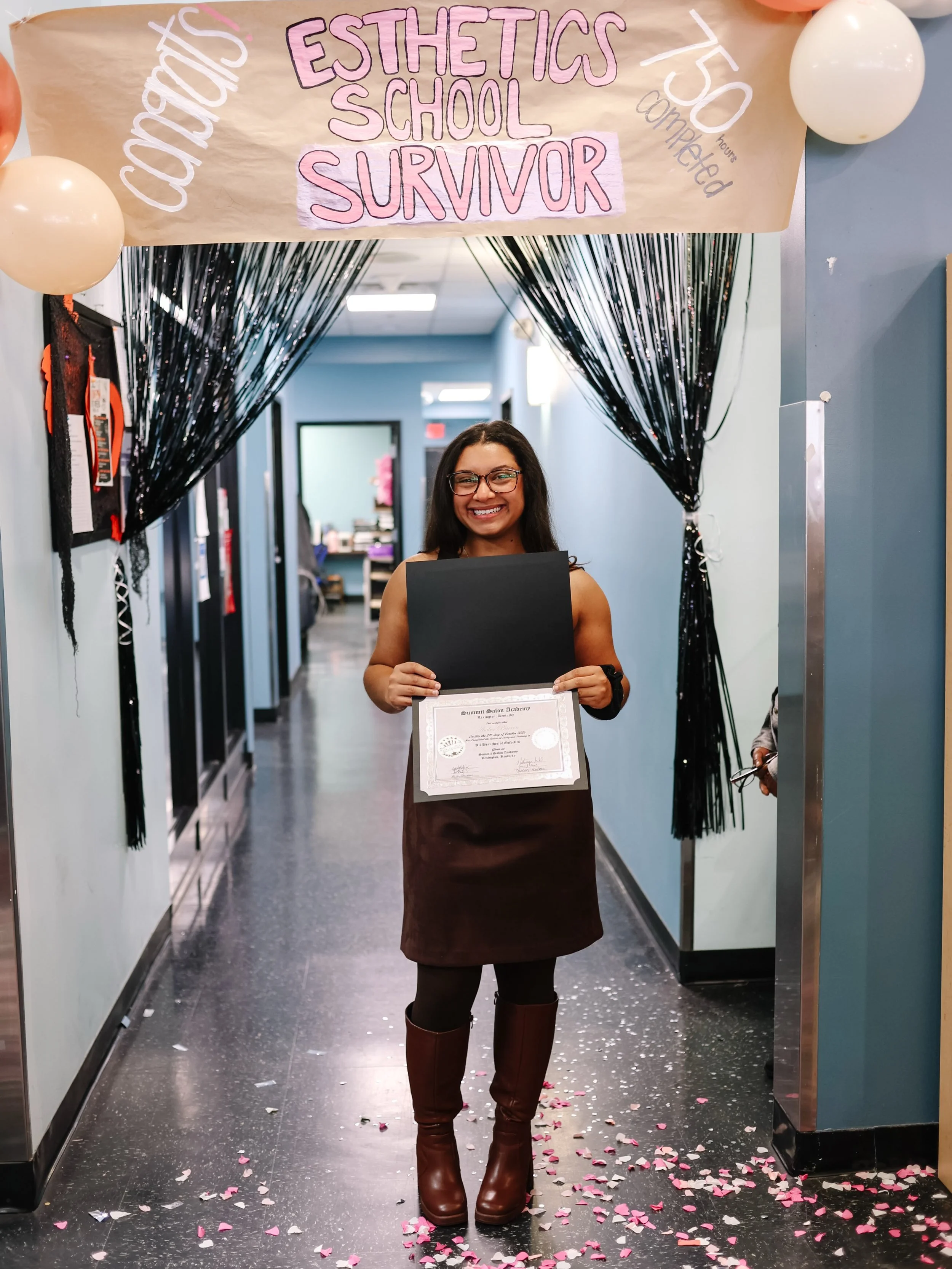 🤎✨ Congratulations Amber! ✨🤎 You&rsquo;ve put so much time and effort into reaching this moment, and now it&rsquo;s time to put your skills to work and make your mark in the beauty industry. We&rsquo;re so excited to see where this next chapter tak
