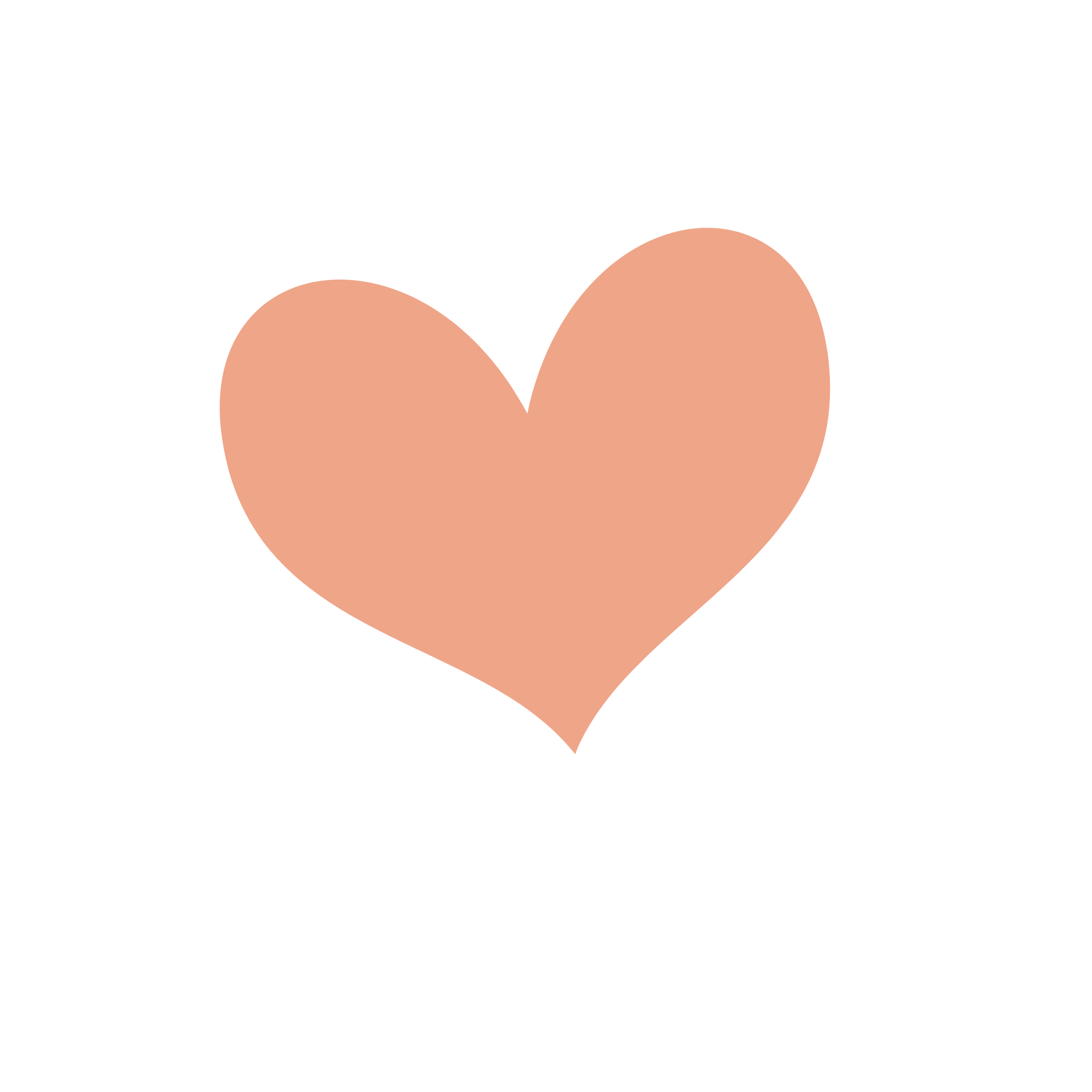 A large pink heart with a black outline and shadow effect on a black background.