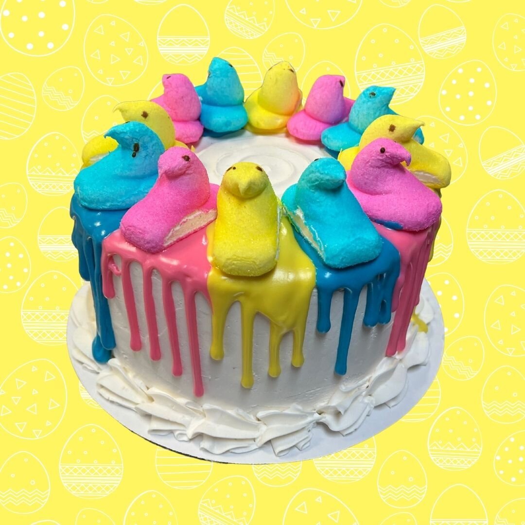 I bet your peeps would love this cake for Easter! 

Taking Easter orders now!

#easter #peeps #carolynsbakeshop