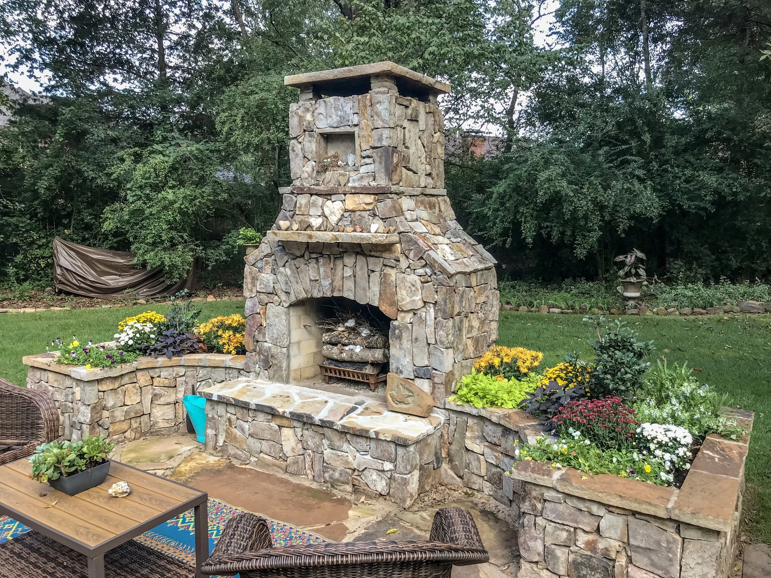 outdoor fireplace conway, ar