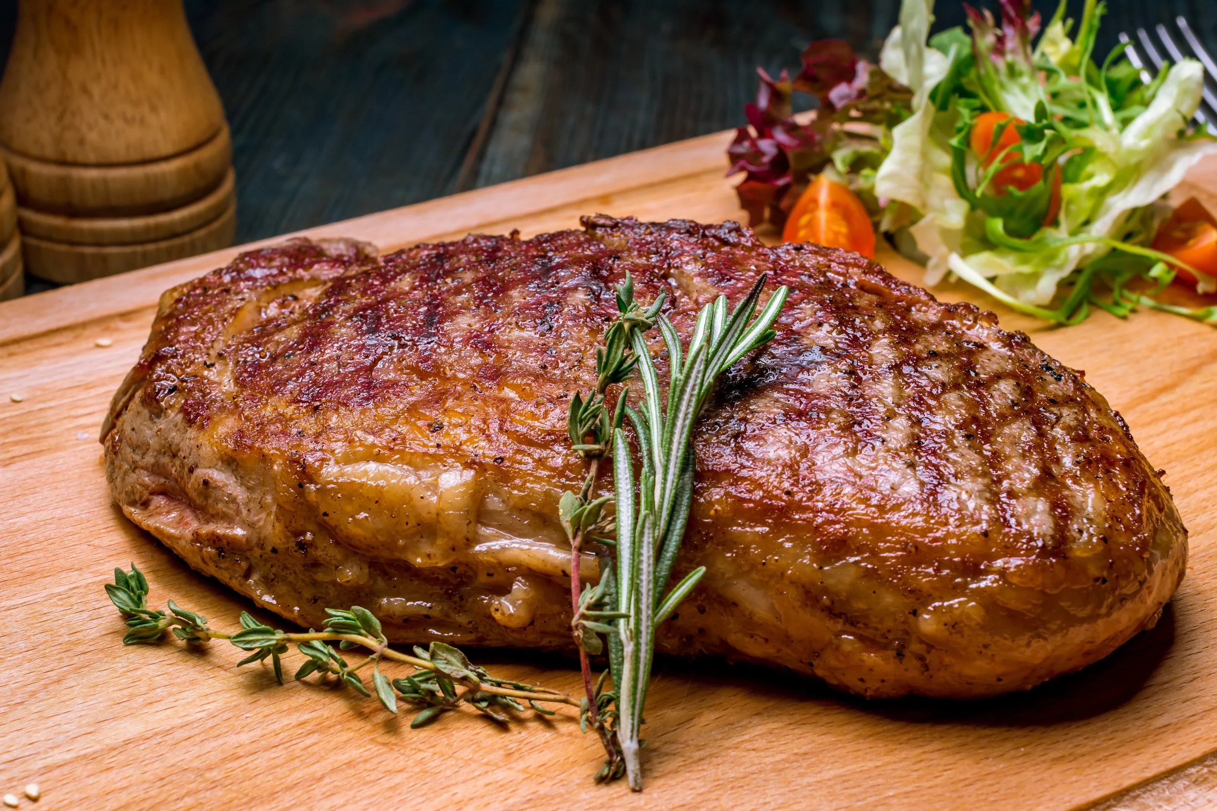 Dry Aged whole Kansas City New York Strip