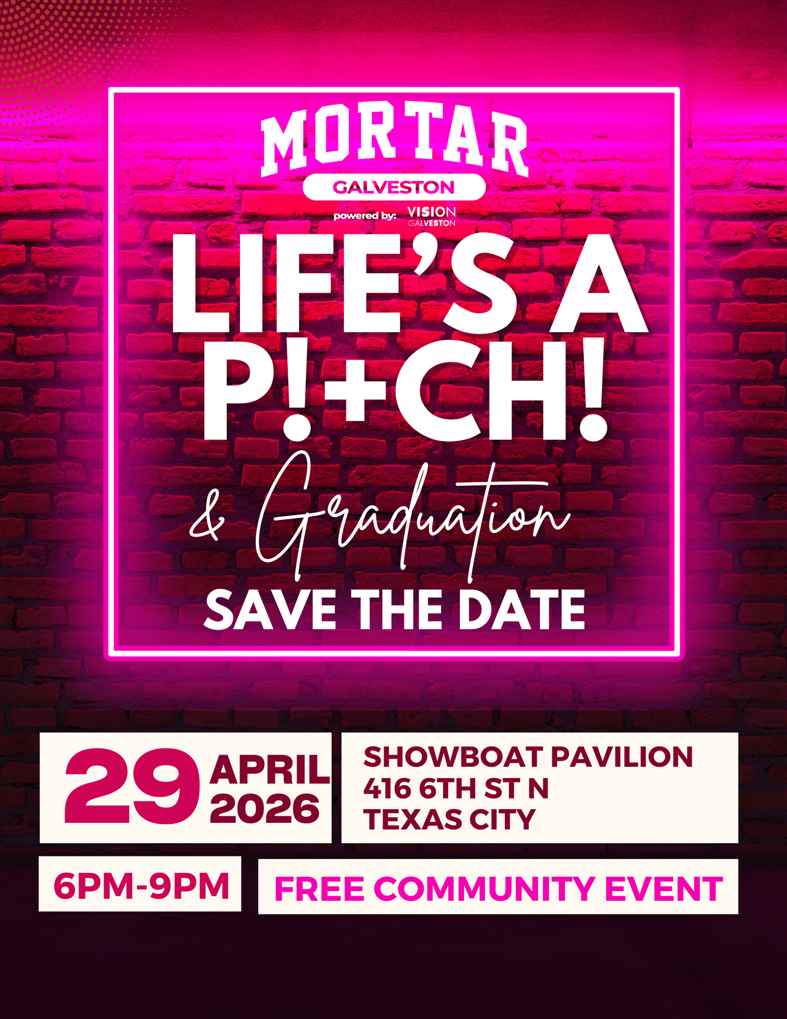 MORTAR Life's a P!+ch! and Graduation