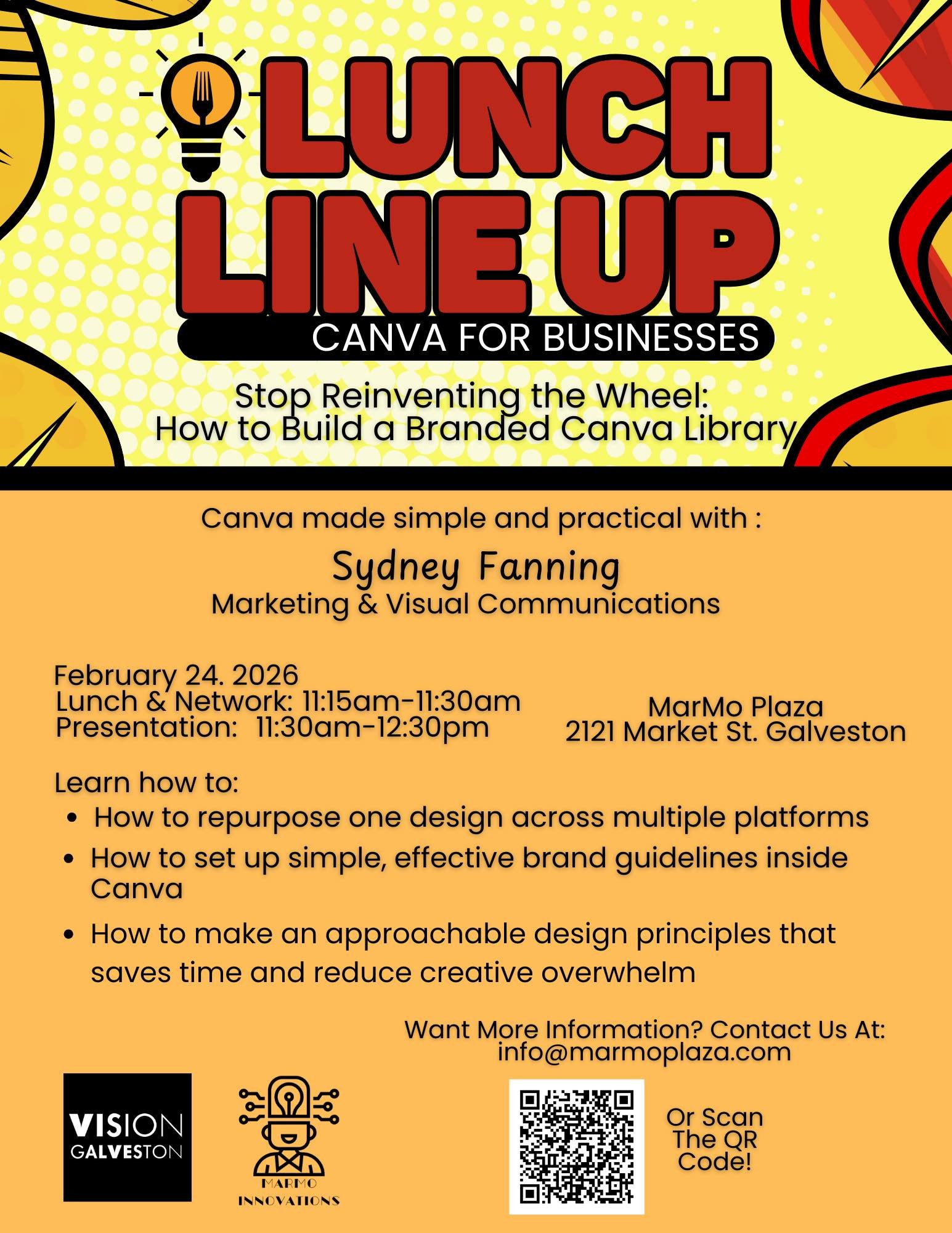 Lunch Line Up: Canva For Business