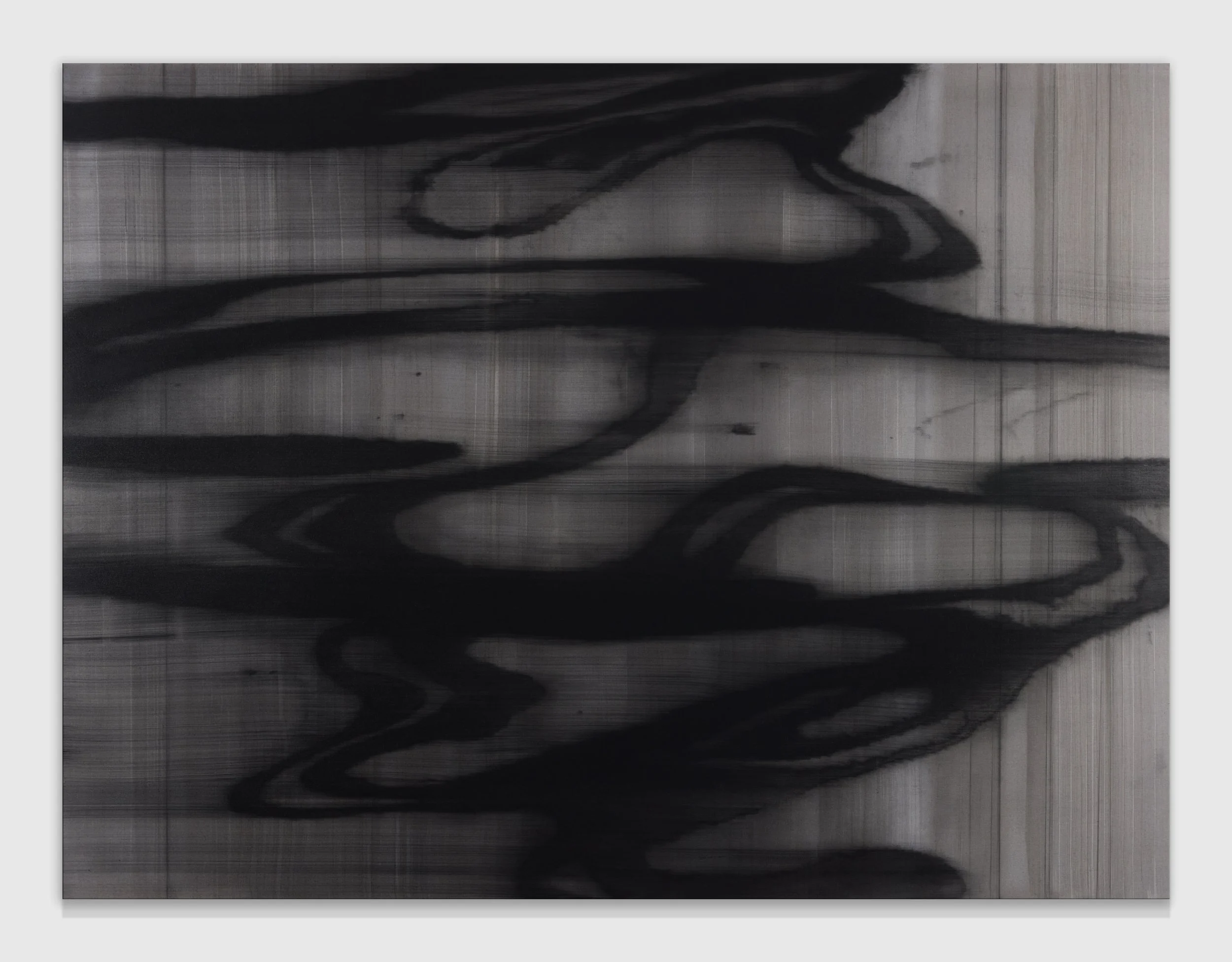 Untitled, 2023
Charcoal, gesso, and oil on linen
62 x 82 inches
157.5 x 208.3